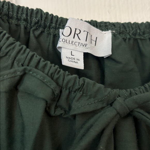 Worth Collective Crissy Ruched Midi Dress in Forest Green Size Large - Picture 2 of 5